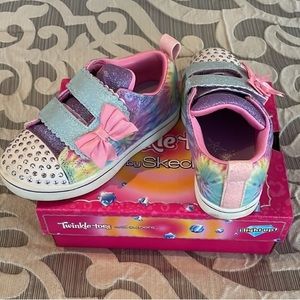 Skechers Twinkle Toes Girl Light Up Sneakers